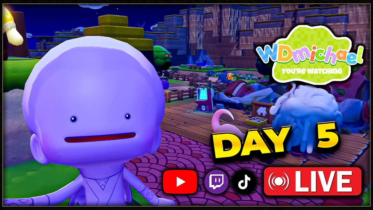 POKOPIA Day 5 ~ FINISHING THE POKÉMON CENTER TODAY!! 🏥 | Base Building & Exploring (Portrait)