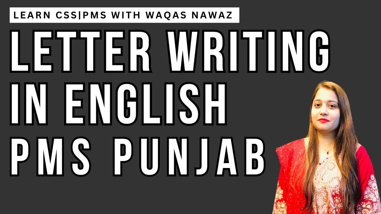 ✍️ How to Write a Letter in English? | PMS Letter Writing Format
