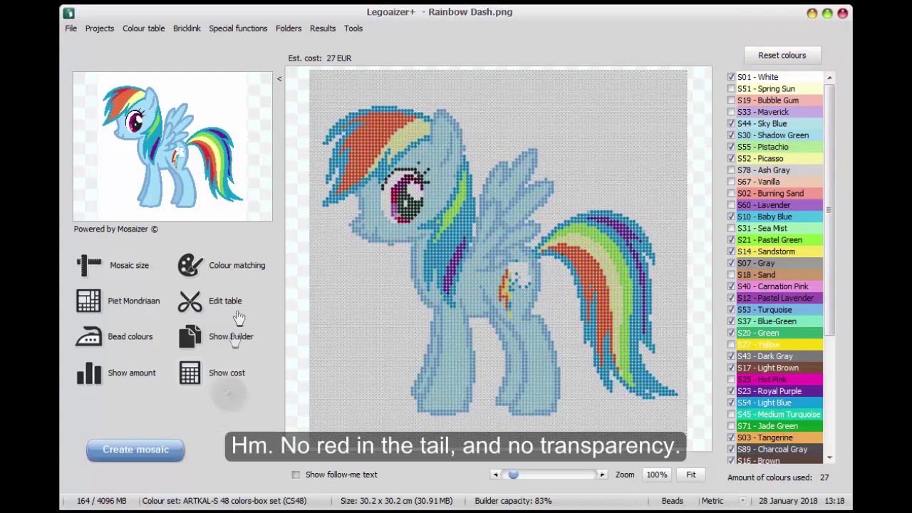 Legoaizer & Artkal Beads Tutorial 8:  Two My Little Pony Examples
