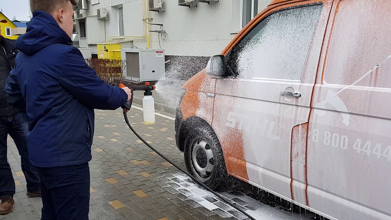 Мойка STIHL RE 110 с пеногенератором