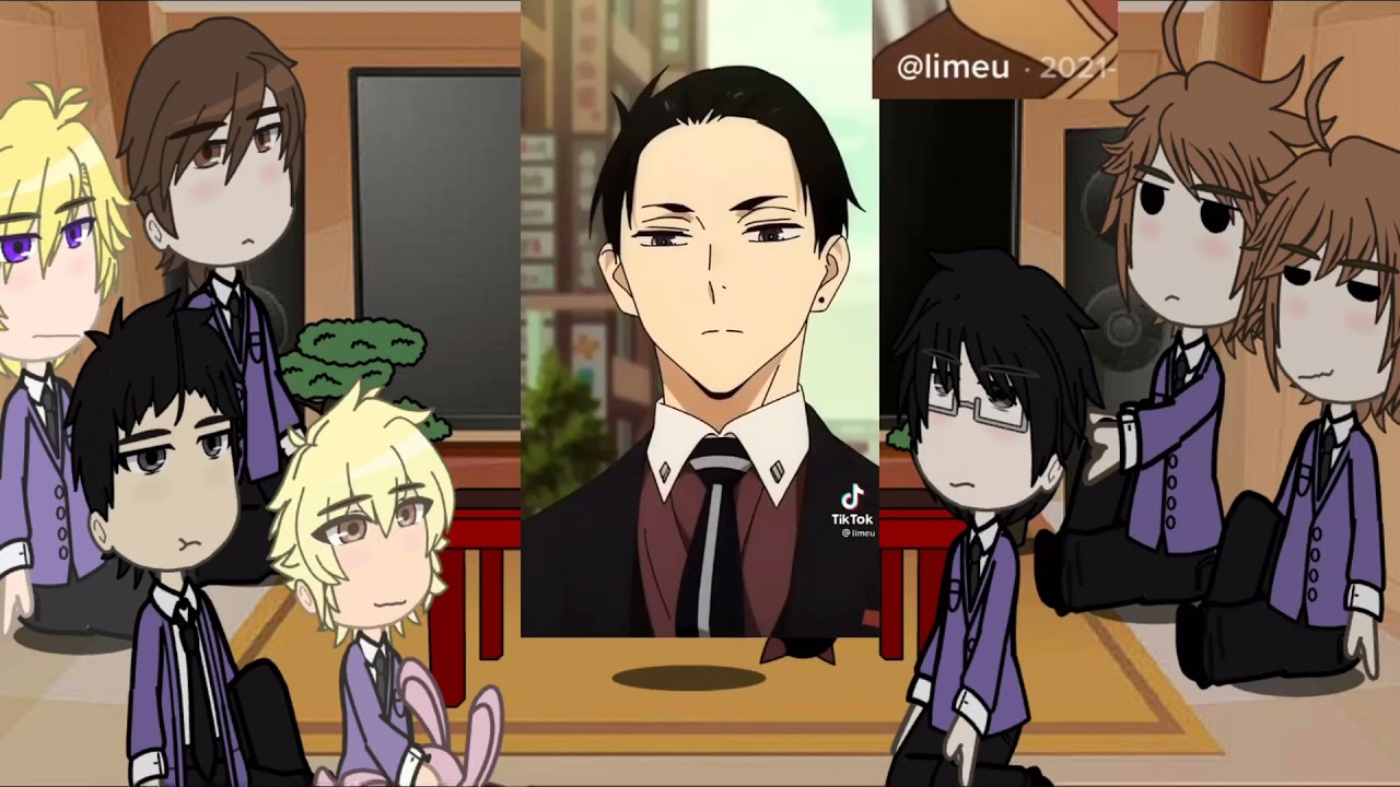 ouran high school host club react to male y/n as Kambe Daisuke (gacha club) (parts?)
