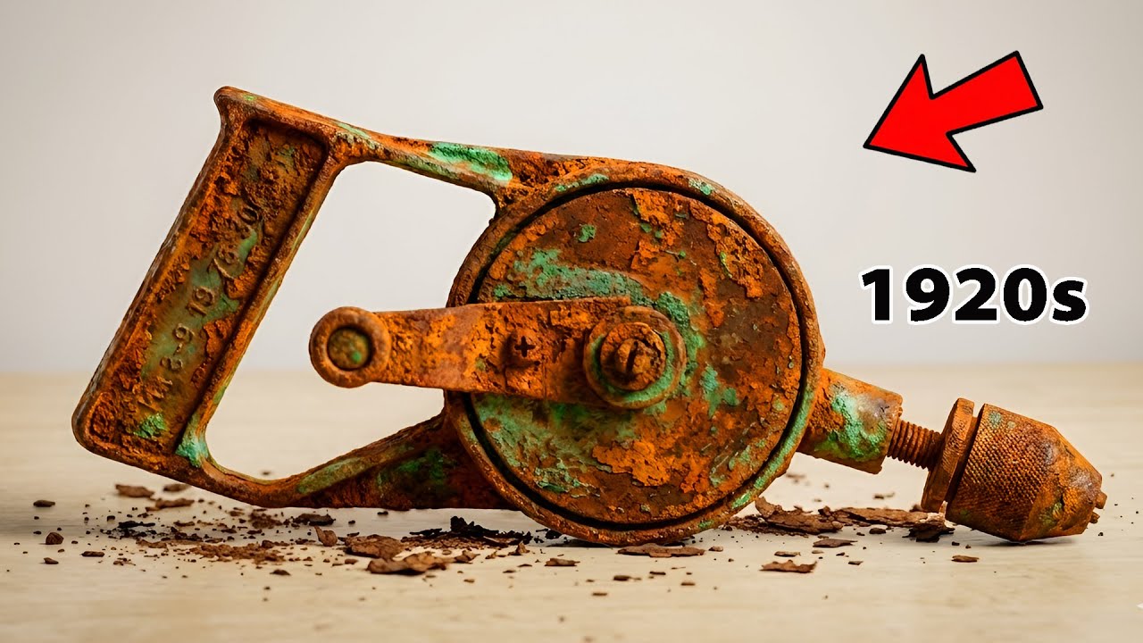 Extremely $500 Rare 1920s Hand Drill Restoration | Restore TV