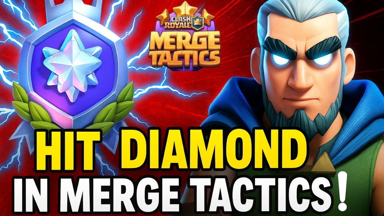 I Reached Diamond with THIS Strategy in Merge Tactics! 💎