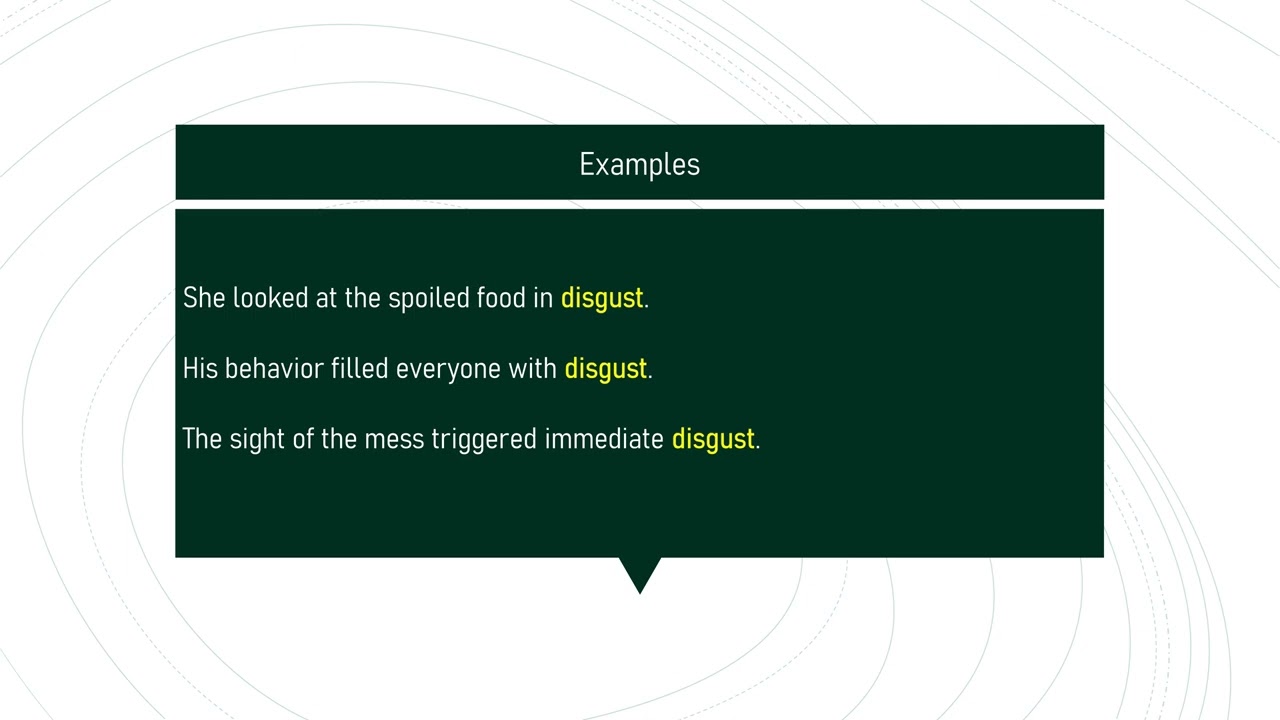 disgust # Expand Your English Vocabulary