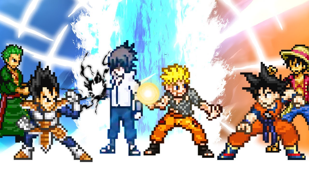 COLOQUEI O NARUTO E O SASUKE NO AUGE CONTRA AS DUPLAS MAIS FORTES DOS ANIMES!