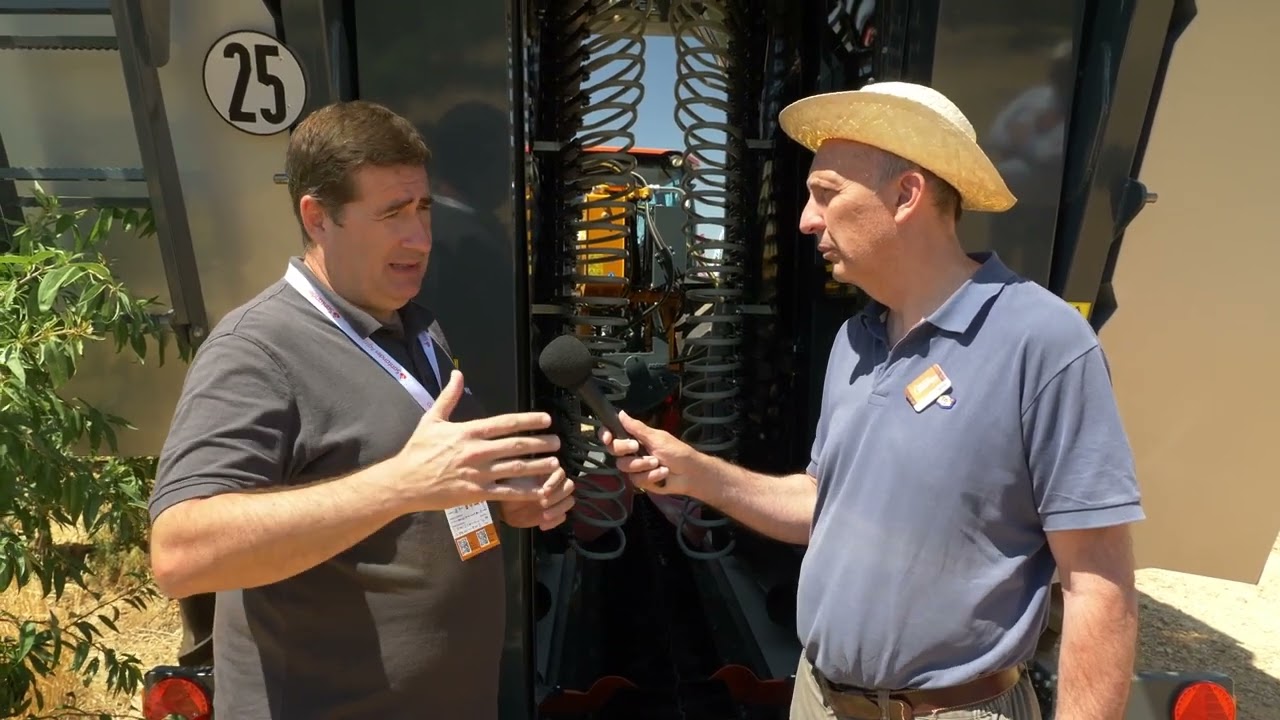 Presentación máquina Cabalgante Arrastrada de Pellenc en Logrosán I Evento Europeo DemoAlmendro2022