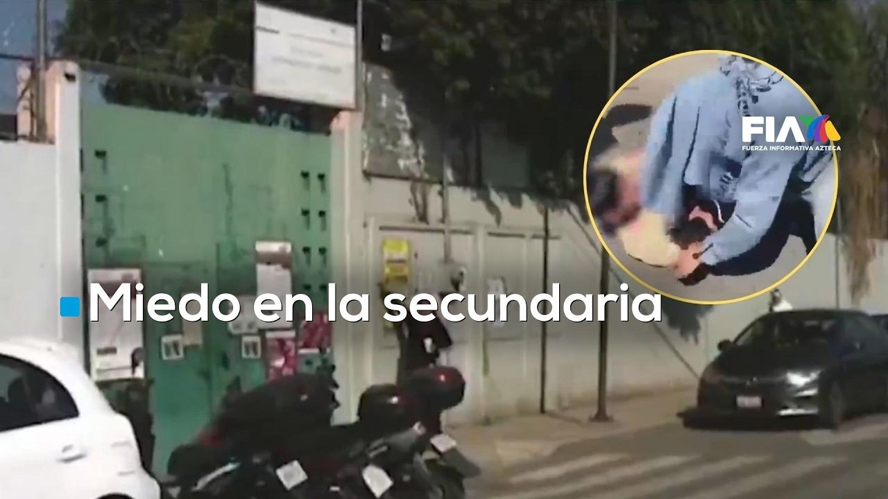 Seguridad de papel en Tláhuac: Una sola patrulla vigila secundaria donde apuñalaron a Jeremy
