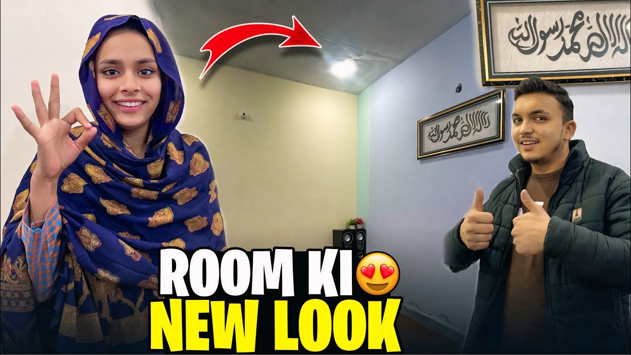 Finally 2 din ki mehnat😍 Room ka paint complete ho hi gya😂