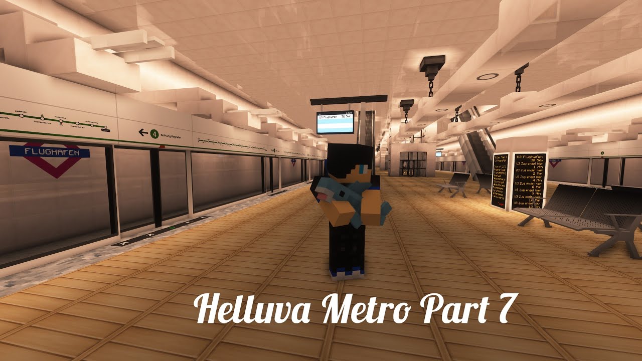 Alles hat ein Ende nur die Ringbahn nicht, U3 fertig - Helluva Metro Part 7 - Minecraft MTR Mod