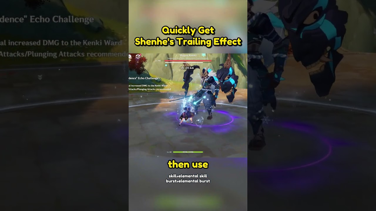 quickly get shenhe's trailing effect.#genshingao#genshinguide#genshin#genshinimpact#genshinimpact57
