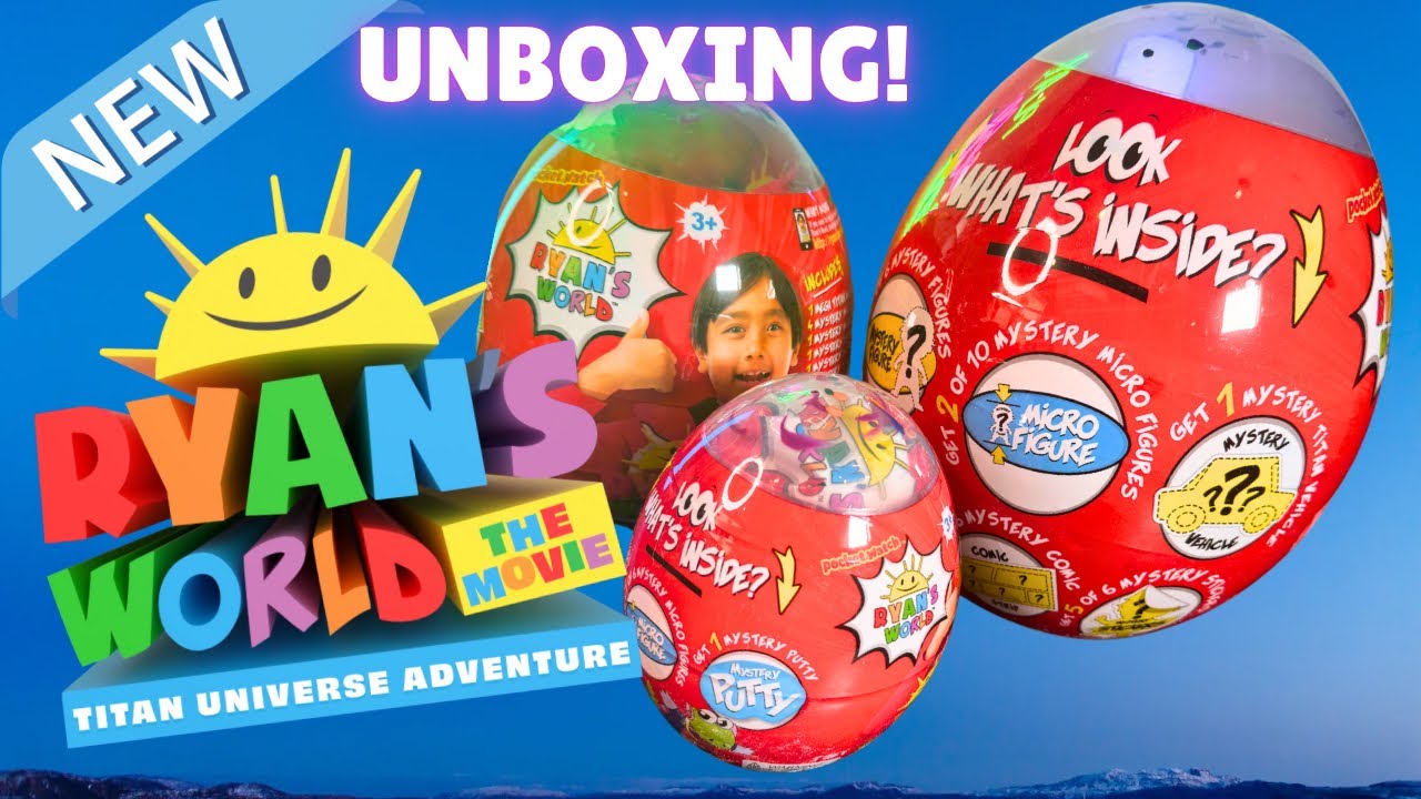 Ryan’s World Movie Titan Universe Adventure Unboxing Review Demo #gifted #RyansWorld