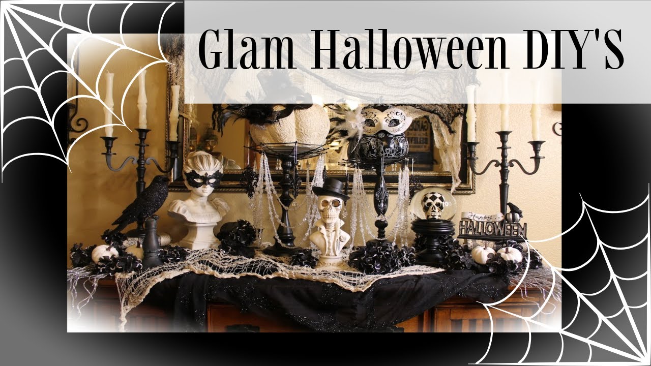 GLAM HALLOWEEN DIY DECOR - HALLOWEEN PALOOZA OPEN COLLABORATION