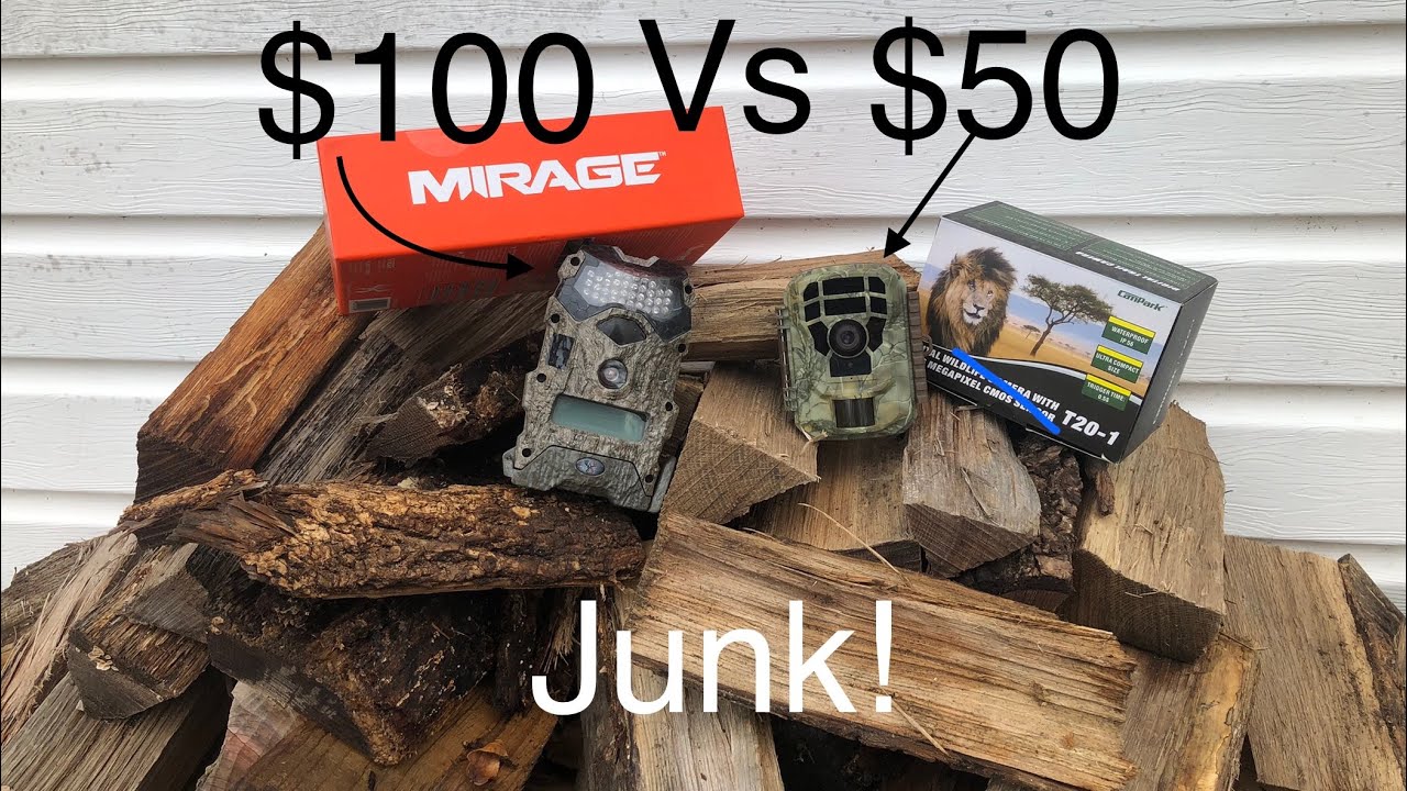 CHEAP vs EXPENSIVE Trail Camera{Campark T20-I vs Wildgame Innovations Mirage 20mp}