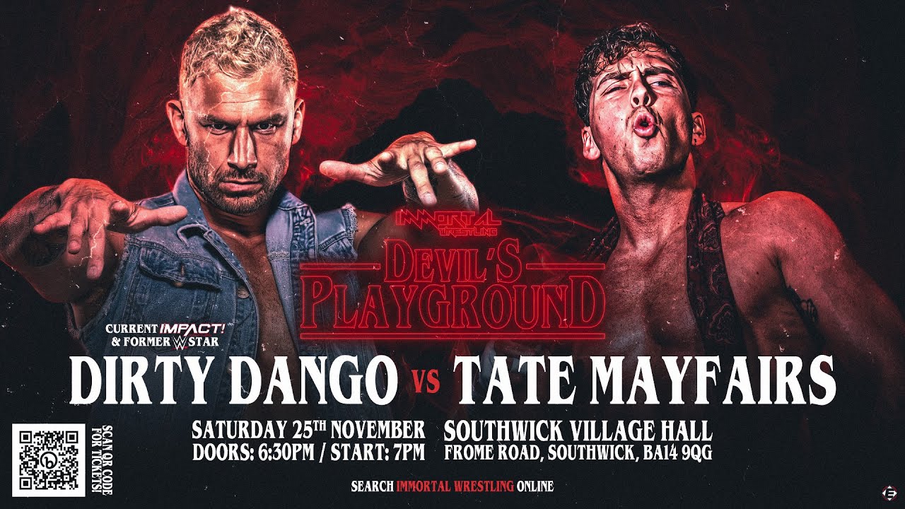 Dirty Dango (Ex-WWE Fandango) vs Tate Mayfairs | Full Match Highlights | Immortal Wrestling 25.11.23