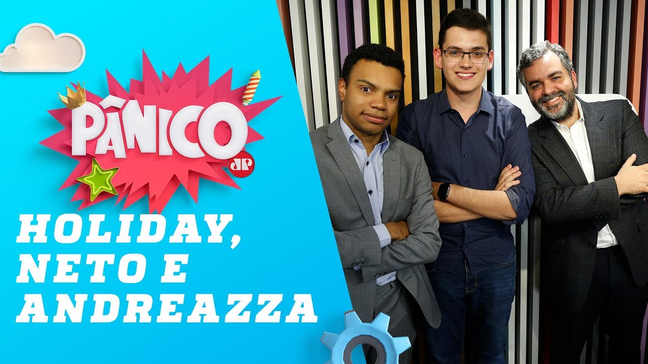 Fernando Holiday, Carmelo Neto e Carlos Andreazza - P&acirc;nico - 13/09/18