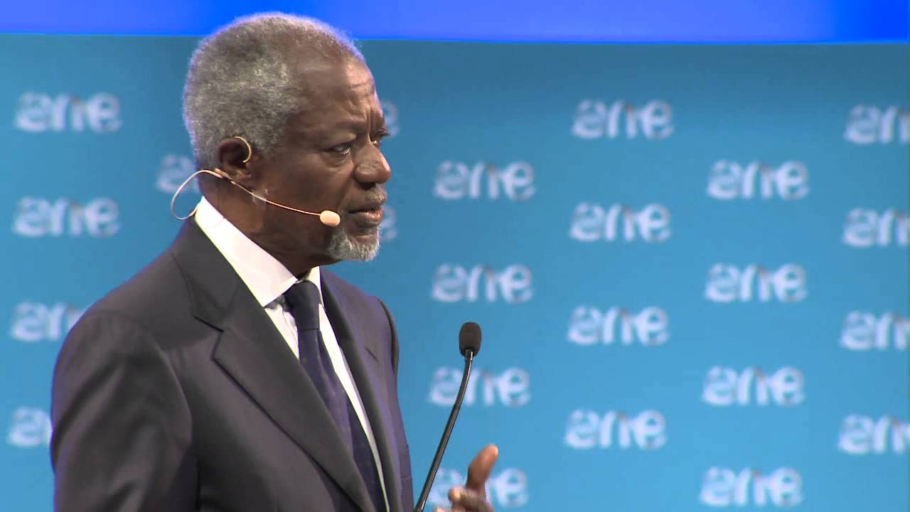 Кофи Аннан — Всемирный саммит One Young World Summit 2014