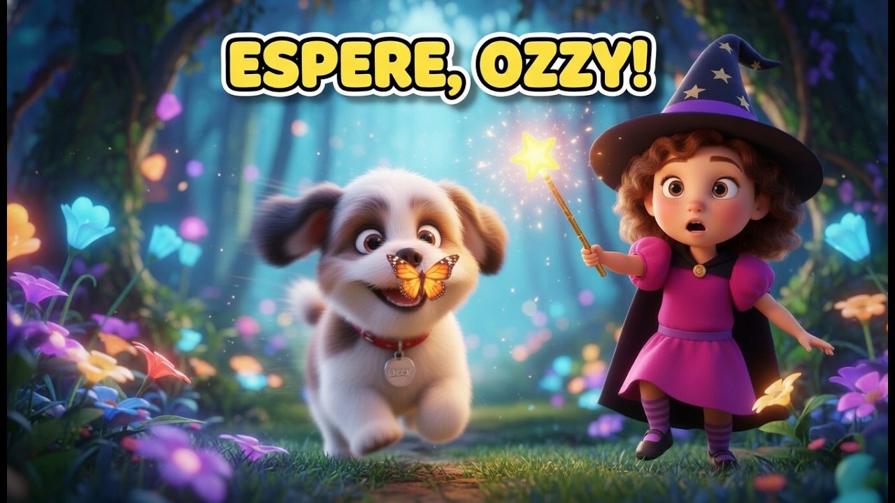 🦋 Espere, Ozzy! Uma história mágica sobre aprender a ter paciência!