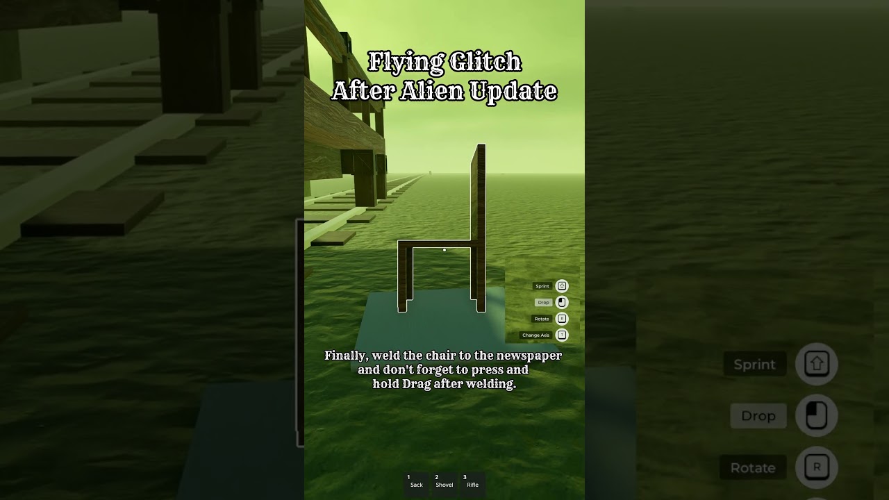 Flying Glitch After Alien Update | Dead Rails #roblox #deadrails