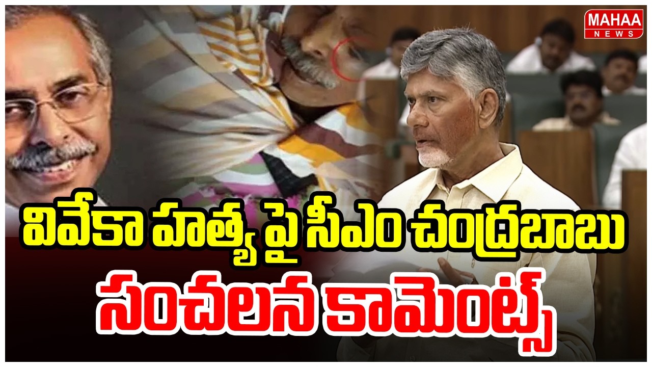 వివేకా హత్య పై సీఎం చంద్రబాబు సంచలన కామెంట్స్ | CM Chandrababu Reaction On Viveka Mur*der