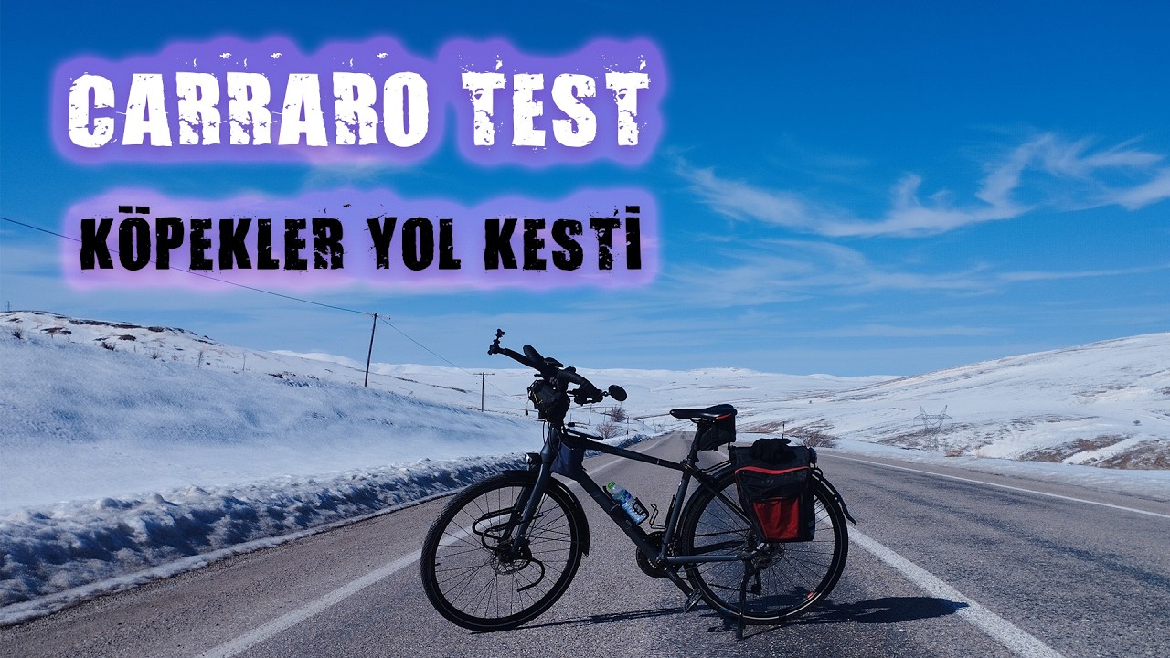 Carraro CR-T World Tur Bisikleti Testi (Şubat Ayında Yokuş Tırmanışı ve İnişi)