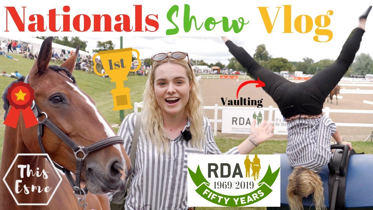 Nationals Show Vlog - Riding for the Disabled Association | This Esme
