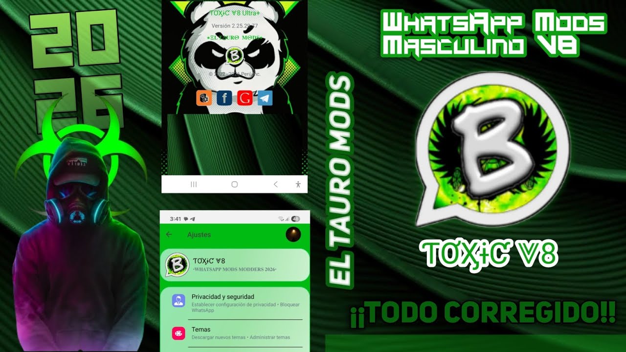 *ACTUALIZACIÓN DE WHATSAPP BUSINESS MASCULINO︙SECUDARIO 2026︙TOXIC V8︙CLONE*