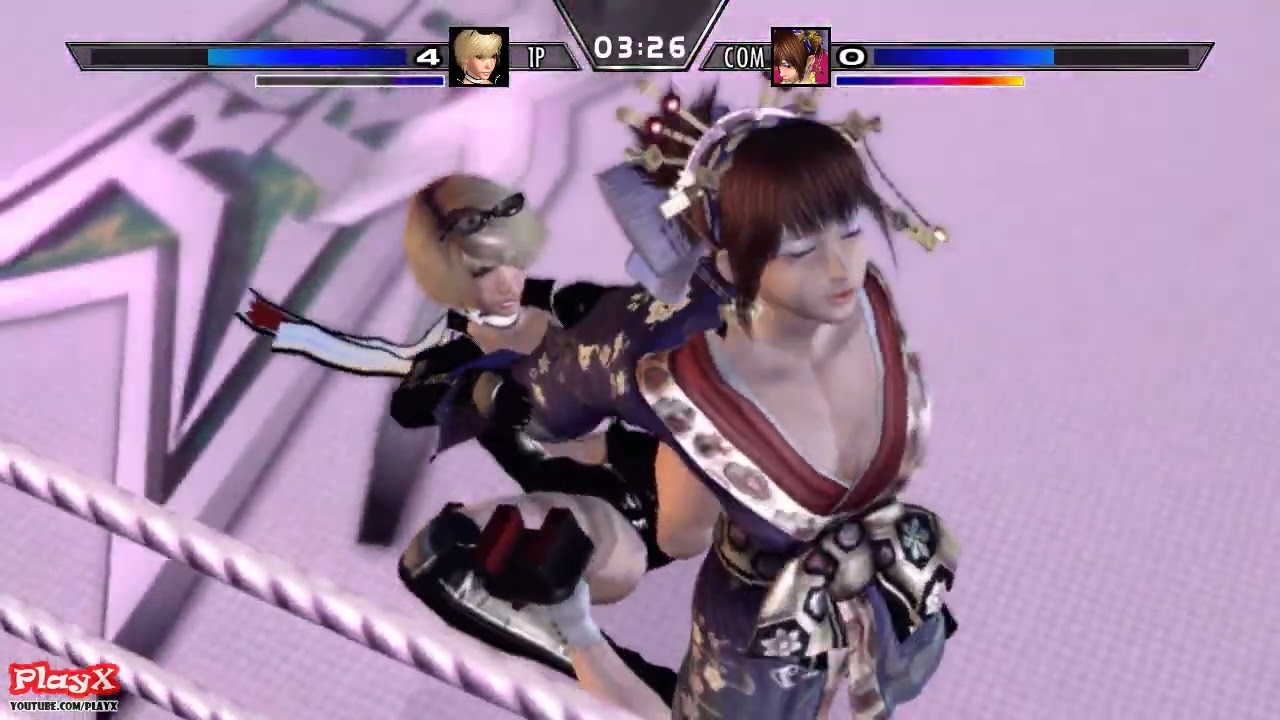Rumble Roses XX - Single Rowdy Reiko Vs The Black Belt Demon #52 (Xenia + PC)-[PlayX]