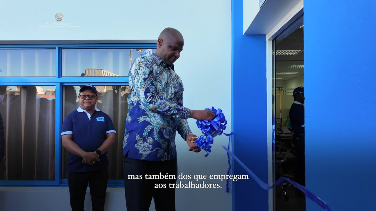 Inauguramos o novo edifício do INSS, na Cidade da Matola