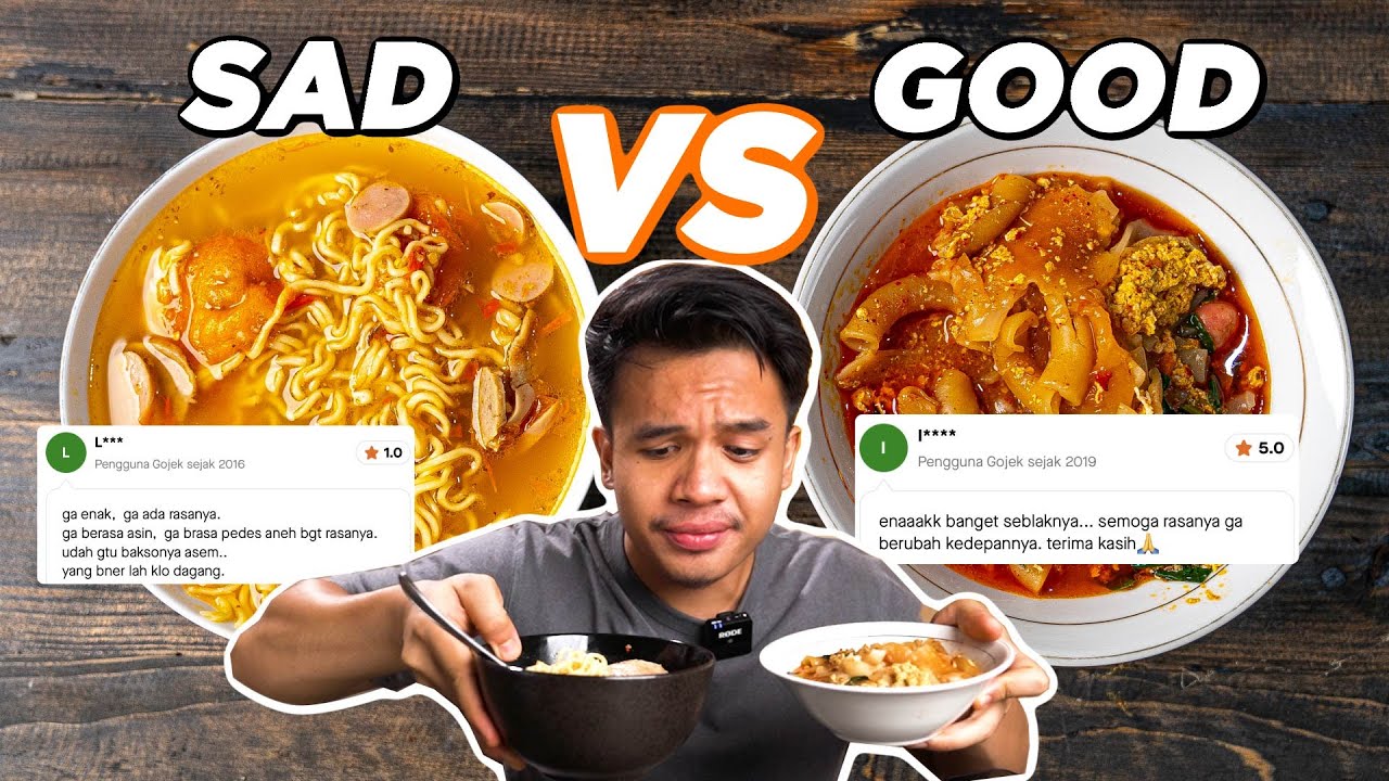 SEBLAK DENGAN RATING RENDAH VS RATING TINGGI - INI SEBLAK APA MIE REBUS 😅