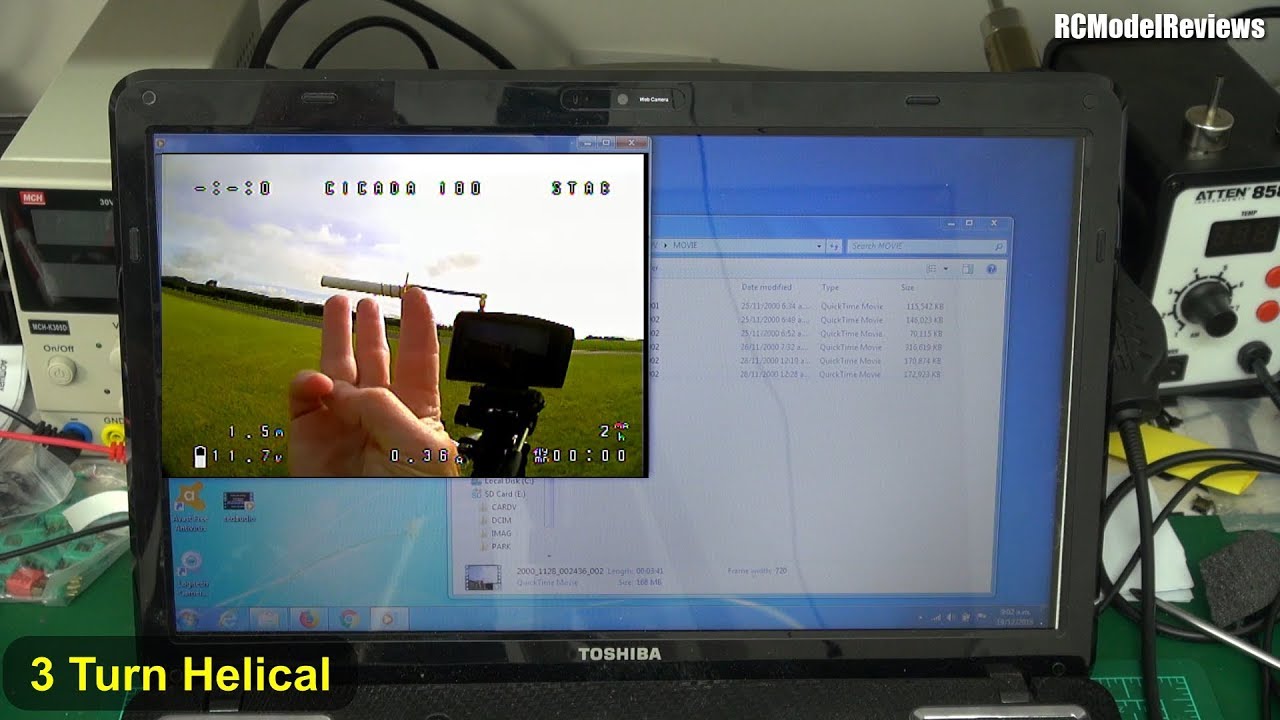 DIY Helical FPV antenna (5 turn and 3 turn compared)