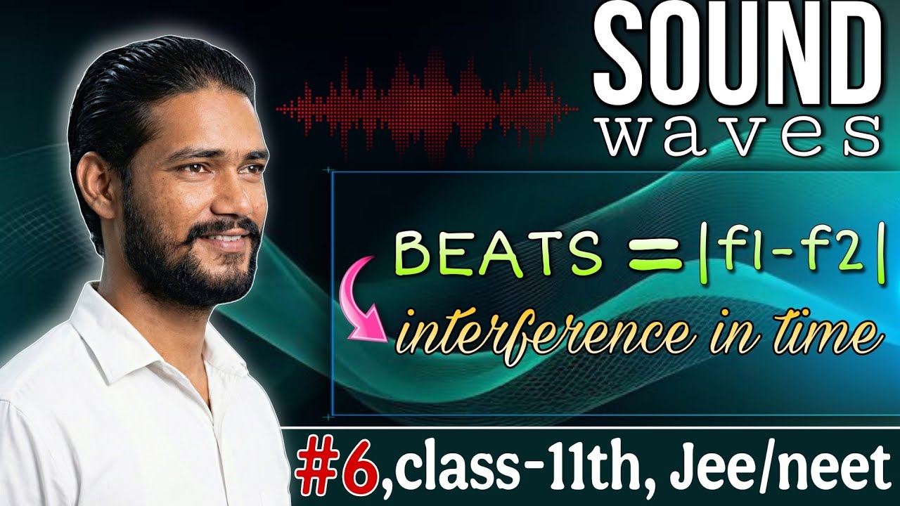 Sound waves | Lec-6 | Beats (interference in time) , incoherent sources | jee/neet | 