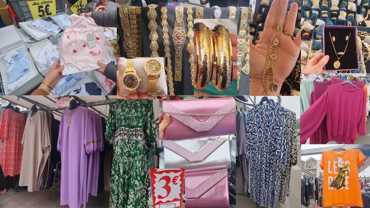 Marché De Garge-Les Gonesse👌🏼جولة معي في أرخص سوق شعبي مكاين غير الهميزات 😍والجديد