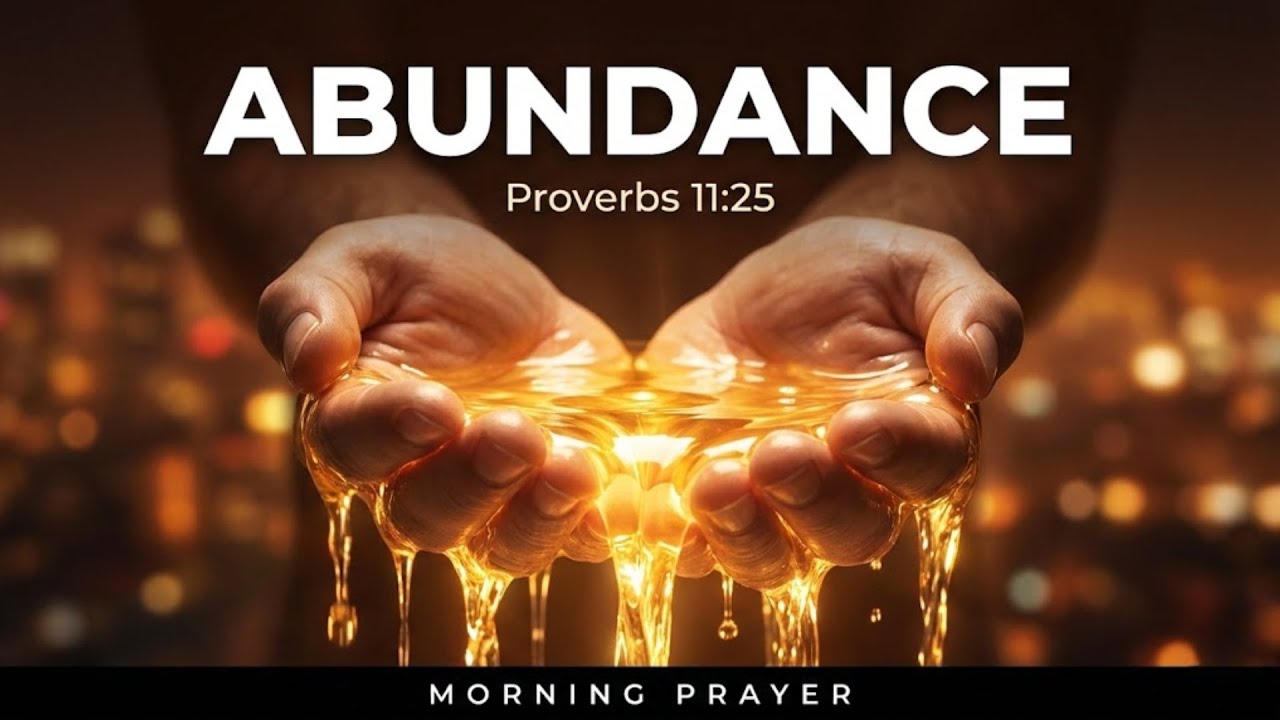 Morning Prayer to Break a Scarcity Mindset | Proverbs 11:25 #morningprayer