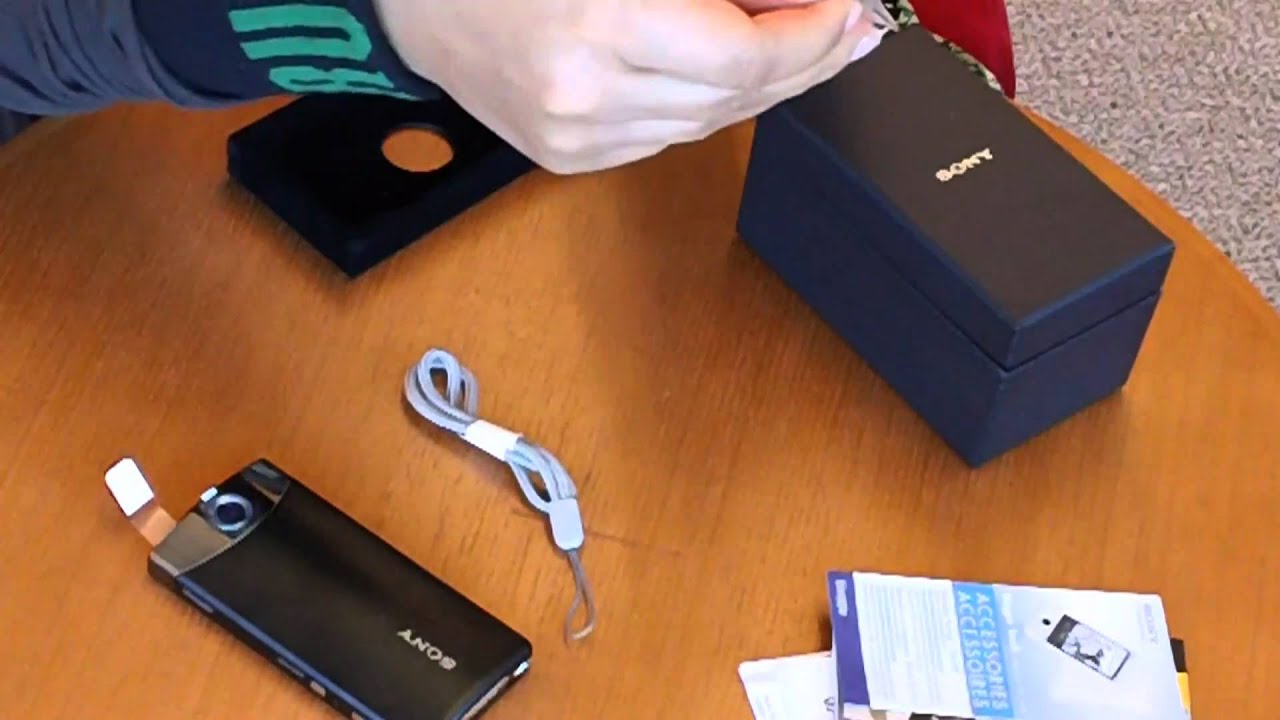 Unboxing the Sony Bloggie Touch Camera