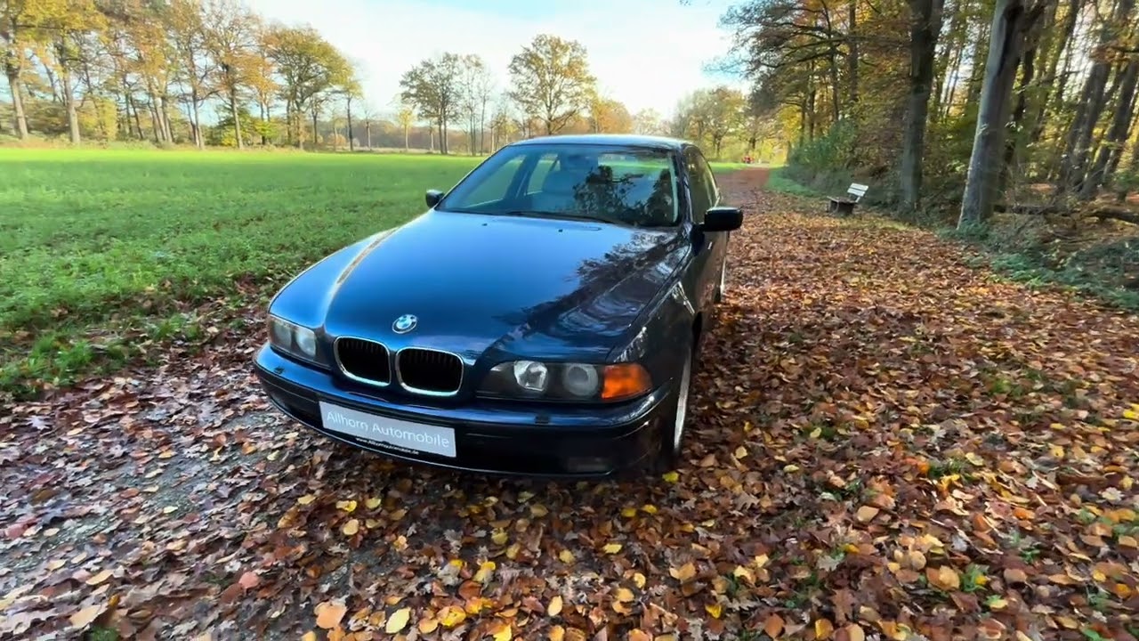 BMW E39 528i, Top Originalzustand, Biarritz-blau, Allhorn Automobile