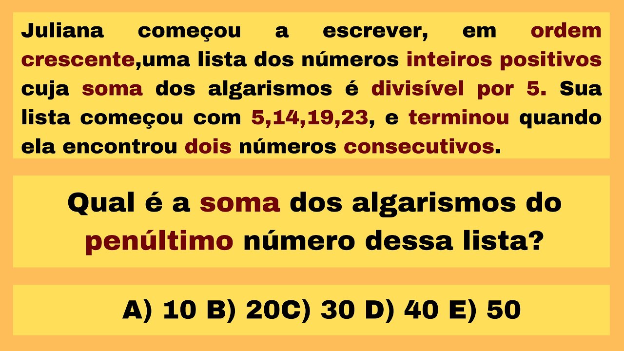 OBMEP 2016| Questão 19| Nível 2