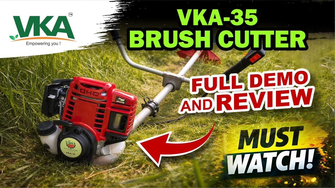 VKA-35 Brush Cutter: Unboxing, Setup, and Full Field Test 