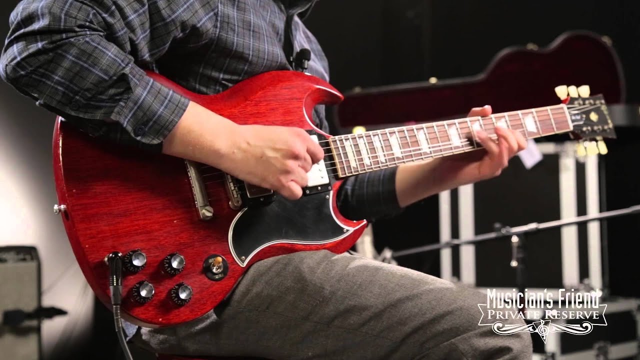 Gibson Custom SG Standard Lightly Aged Electric Guitar Faded Cherry