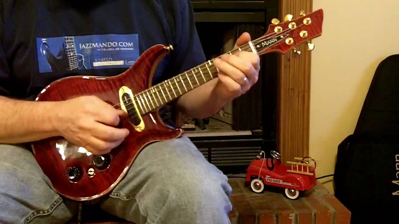 Mann SEM-5 Standard Electric Mandolin, Black Cherry