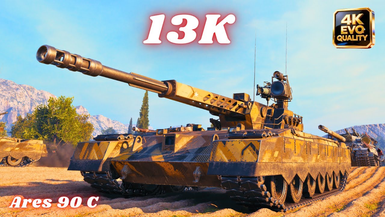 Ares 90 C 13K Damage 7 Kills & 9K 7 Kills & 10.5K Triple Replay World of Tanks #wot