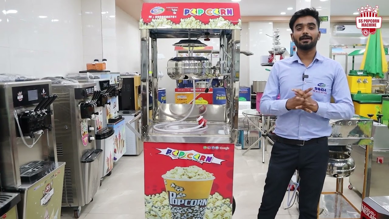 New Popcorn Machine 2023 Model || पॉपकॉर्न मशीन || SS POPCORN MACHINES 🍿