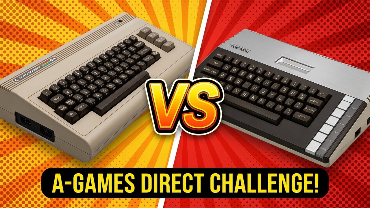 C64 vs Atari 800XL Retro Showdown of Classic A Games 🕹️