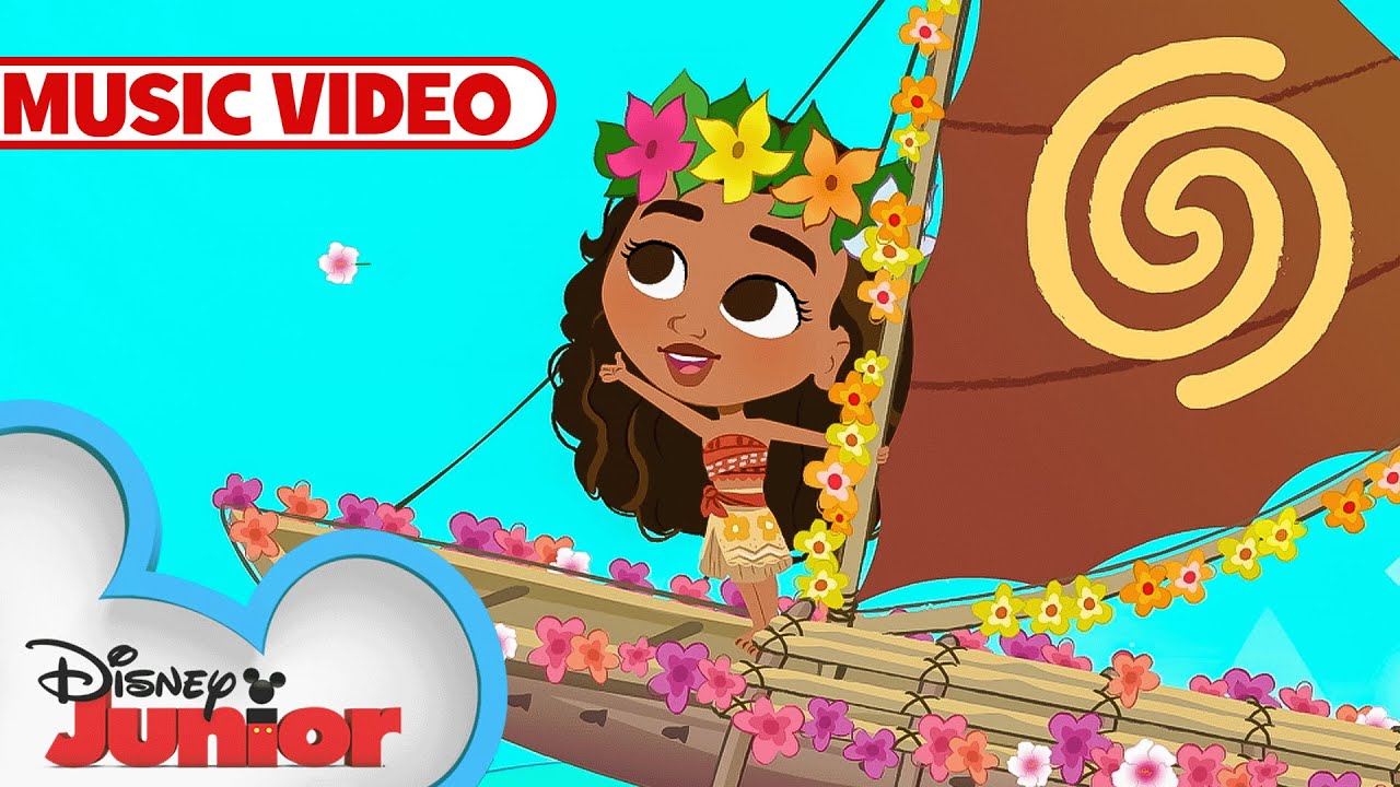 How Far I'll Go | Moana | Disney Junior Wonderful World of Songs |@disneyjr
