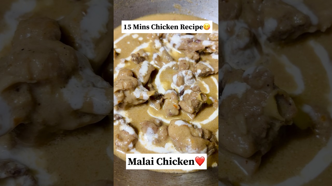 Malai Chicken Recipe❤️ #payaltastytravels #recipe #foodshorts #shorts #chicken #yummy #viral #malai