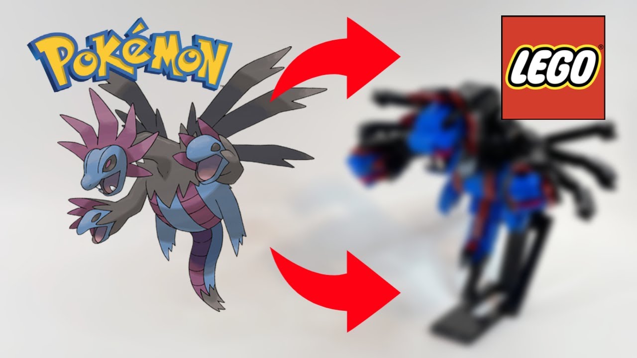 LEGO Hydreigon MOC (Tutorial) | LEGO Pokémon