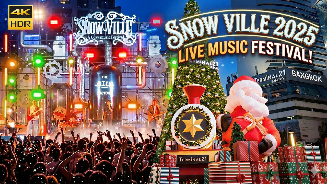 Bangkok Winter Music Festival - Snow Ville 2025 at SW1 Night Market Klong Toey