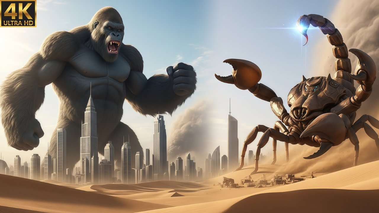 The Desert Took Revenge — KING KONG Faced the SAND SCORPION KING