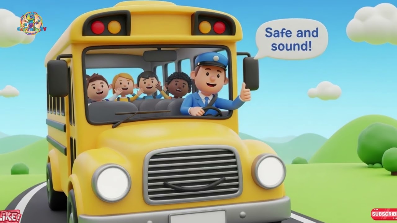 The wheels On The Bus-Nursery Rhymes for kids