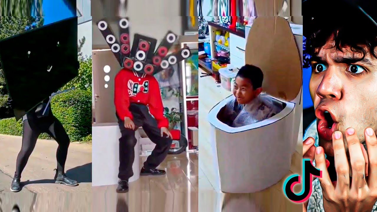 Tiktokers fizeram SKIBIDI TOILET na Vida real! (TIKTOKERS ENGRAÇADOS)