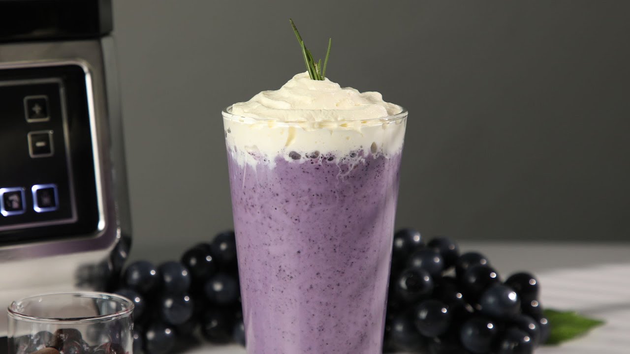 Whip Up a Luscious Blueberry Milkshake at Home😋🏠 with the Kuvings Auto Vacuum Blender CB1000